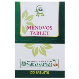 Menovos Tablets 100 Nos By Vaidyaratnam, Uterine tonic