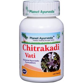 CHITRAKADI VATI (120 tablets) by Planet Ayurveda