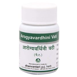 Arogyavardhini Vati (120 Tablets) – Dhanvantari | For Skin & Liver Health