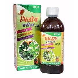 Cura Giloy Papita Ras with Tulsi 500 ml