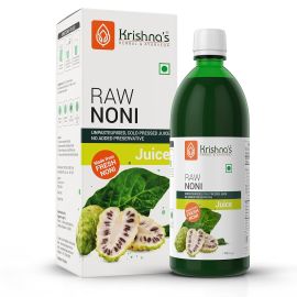 Raw Noni Juice - KRISHNA'S HERBAL - 500 ML, Made With Fresh Noni Fruit (Morinda Citrifolia)