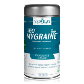 Vedalay Gomygraine Tablets, For Migraine And Headache Relief - 300 Tablets Jar Pack