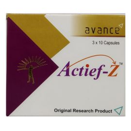 ACTIEF-Z (30 CAPSULES) by AVANCE, Improves haemoglobin naturally and improves immunity