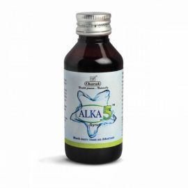 Alka5 Syrup Bottle of 100 ml By Charak, More than an alkalizer