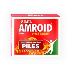 Amroid tablets by aimil (30 tab), Inhibit inflammation and relieves pain in Piles