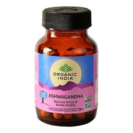 Ashwagandha 60 Capsules Bottle by Organic India