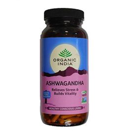 Ashwagandha 180 Capsules Bottle by Organic India