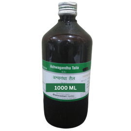 Ashwagandha Taila 1000 Ml by Dhanvantari, Useful in General Weakness