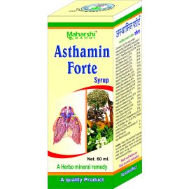 ASTHAMIN FORTE SYRUP (60 ml) by Maharshi Badri, Relieves Shortness Of Breathing