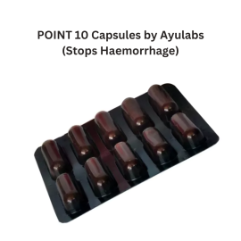 POINT 10 Capsules by Ayulabs (Stops Haemorrhage)