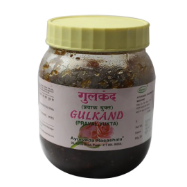 Gulkand Praval Yukta 500 grams by AYURVEDA RASASHALA