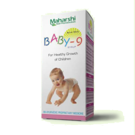 BABY – 9 SYRUP (100 ml) by Maharshi Badri, Helps To Relieve Colic Pain