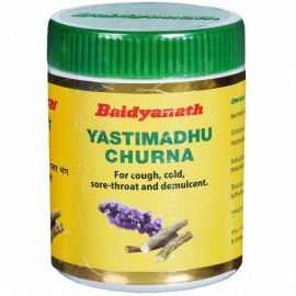 Baidyanath Yastimadhu Churna 100 gm, for cough & cold & sore throat