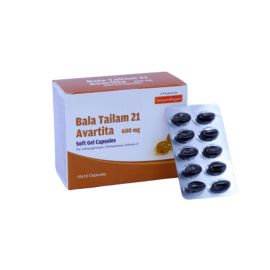 Bala Tailam 21 Avartita 600 Mg Soft gel capsules 100 Nos by SahasraYogam