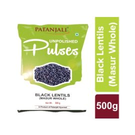 PATANJALI UNPOLISHED BLACK MASUR (500 GM) by patanjali