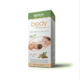 BODY MASSAGE OIL (100 ml) by Maharshi Badri, Relieves Paralysis Pain & Disorders