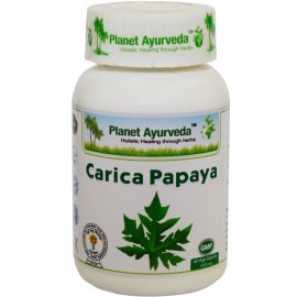 CARICA PAPAYA CAPSULES (60 capsules) by Planet Ayurveda