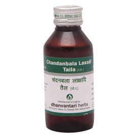 Chandanbala Laxadi Taila 450ml by Dhanvantari, Useful in Chronic Fever, Cough & Weakness