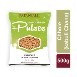UNPOLISHED CHHOLE (KABULI CHANA) (500 GM) by patanjali