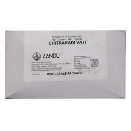 ZANDU CHITRAKADI VATI - 400 TABLETS Box Pack