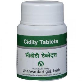 Cidity Tablet (60Tablets) by Dhanvantari,  Useful in Antacid & Indigestion