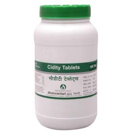 Cidity Tablet (500Tablets) by Dhanvantari, Useful in Antacid & Indigestion
