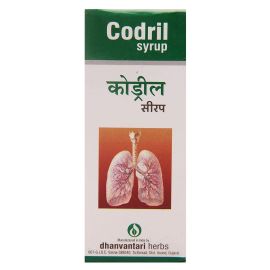 Codril Syrup 100ml by Dhanvantari, Useful in Cough, Cold, Sore Throat & Chest Congestion