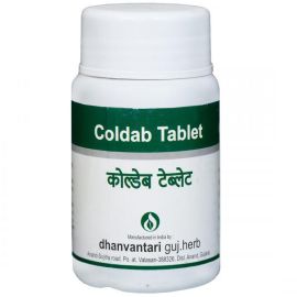 Coldab Tablet (60Tablets) by Dhanvantari, Useful in Anticold, Anticough, Antifever