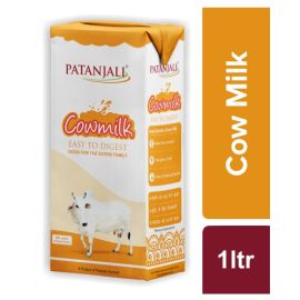 COW MILK (WITH STRAW) (1 LTR) by patanjali