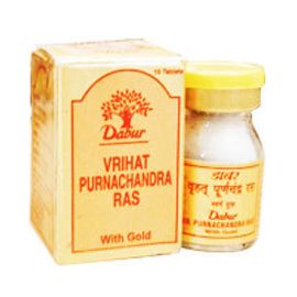 Dabur Vrihat Purnachandra Ras (Gold) 10 tab