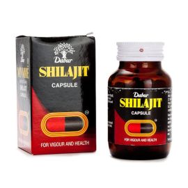 Dabur Shilajit 100 CAPSULES, For Immunity, Vigour, Strength, Stamina & Power