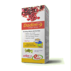 DADIM – 9 COUGH SYRUP (100 ml) by Maharshi Badri, Relieves Chest Congestions