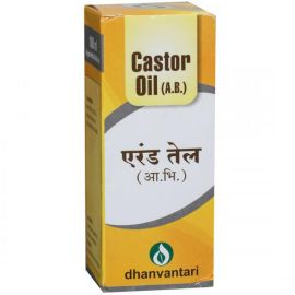 Castor Oil (100ml) – Dhanvantari - Natural Relief for Digestion & Constipation 