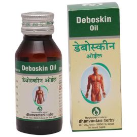 Deboskin Oil 50ml by Dhanvantari, Useful in Ringwarms, Scabies & Skin Diseases