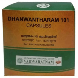 Dhanwantharam 101 SOFT GEL CAPSULES 100 Nos by Vaidyaratnam
