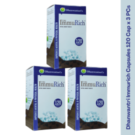 Dhanwantari Immurich Capsules 120 Cap x 3 PCs Combo