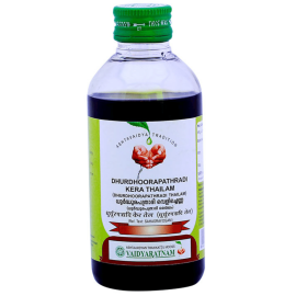 Dhurdhoorapathradi Kera Thailam (Dhurdhoorapathradi Thailam) 200 ml by Vaidyaratnam