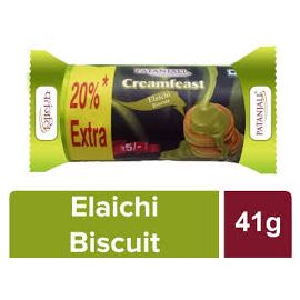 CREAMFEAST ELAICHI BISCUIT (35 GM) by patanjali x 4 pc