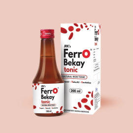 JRK’s Ferro Bekay Tonic – 200ml | Ayurvedic Iron Tonic for Anemia & Wellness