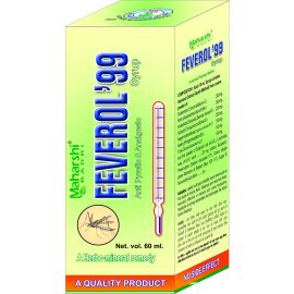 FEVEROL – 99 SYRUP (60 ml) by Maharshi Badri, Helps To Fight Fever Complications