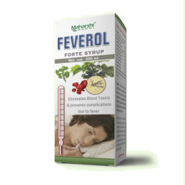 FEVEROL FORTE SYRUP (200 ml) by Maharshi Badri, Remedy For Dhatugat Jvar & Chronic Fever