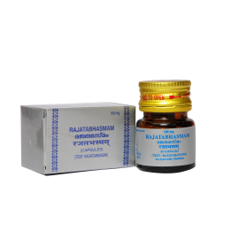 Rajata Bhasmam Capsule – 10 Nos | Kottakkal Ayurveda | Silver Bhasma for Vitality & Urinary Health