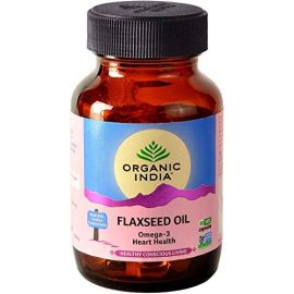 Flax Seed Oil 60 Capsules Bottle by Organic India