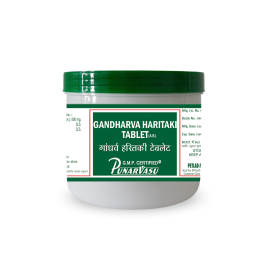 Gandharva Haritaki Tablet by Punarvasu - 500 gm Bulk Jar Pack