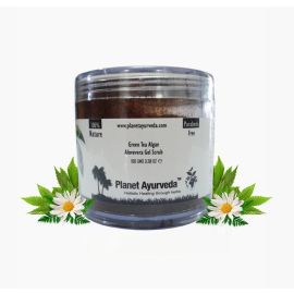 GREEN TEA ALGAE ALOEVERA GEL SCRUB (100 gm) by Planet Ayurveda