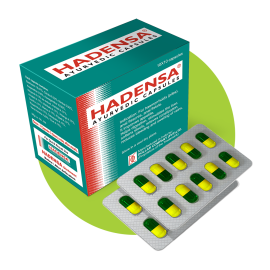 Hadensa Ayurvedic Capsules x 1 Pack of 100 capsules, Avoid Surgeries of fissures, piles, and fistula.