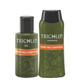 Trichup Hair Fall Control Kit (HFC Oil 2 x 200ml, HFC Shampoo 200ml)