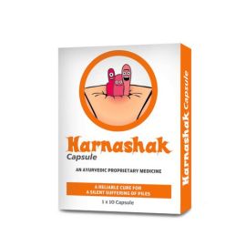 Harnashak Capsules – Ayurvedic Support for Piles Care (10 Caps x 1 Strip)