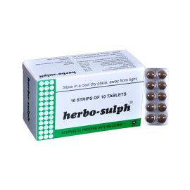 Herbo Sulph 10×10 Tabs – An Antiseptic