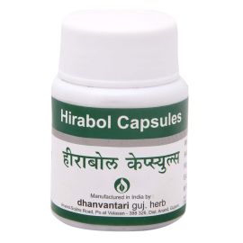 Hirabol Capsule (60Capsules) by Dhanvantari, Useful in after Pregnancy Problems